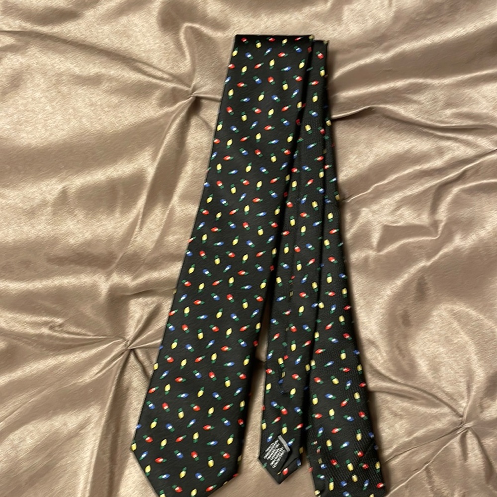 Christmas Bulb Tie